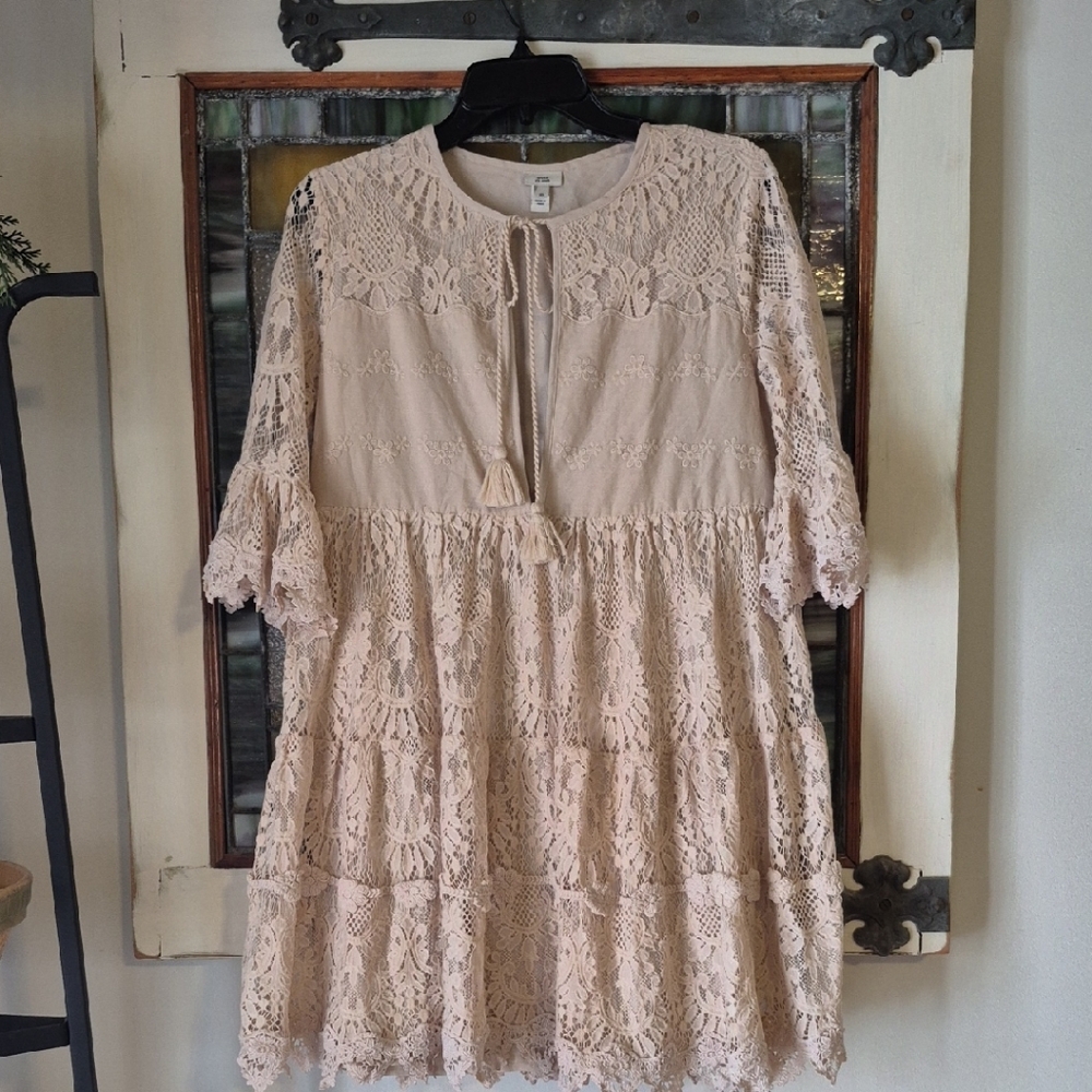 River Island Lace Baby Doll Dress